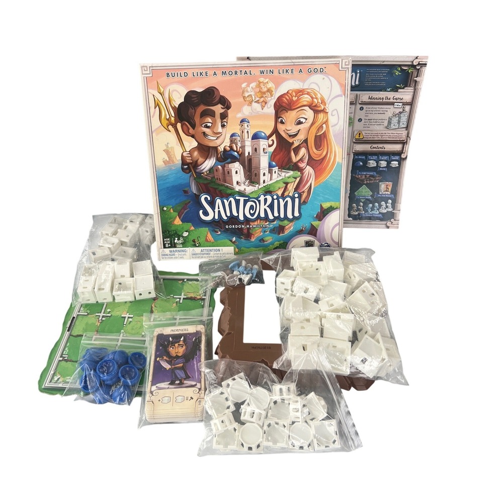 Santorini Board Game Spin Master Roxley Games Strategy Building Game Complete